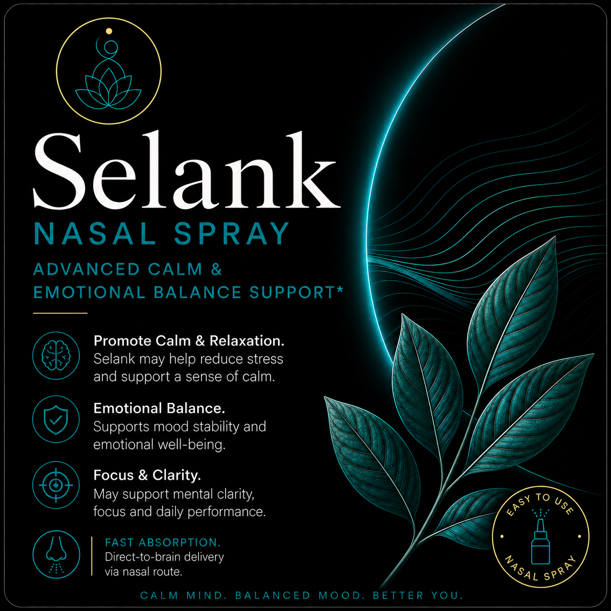 Selank nasal spray